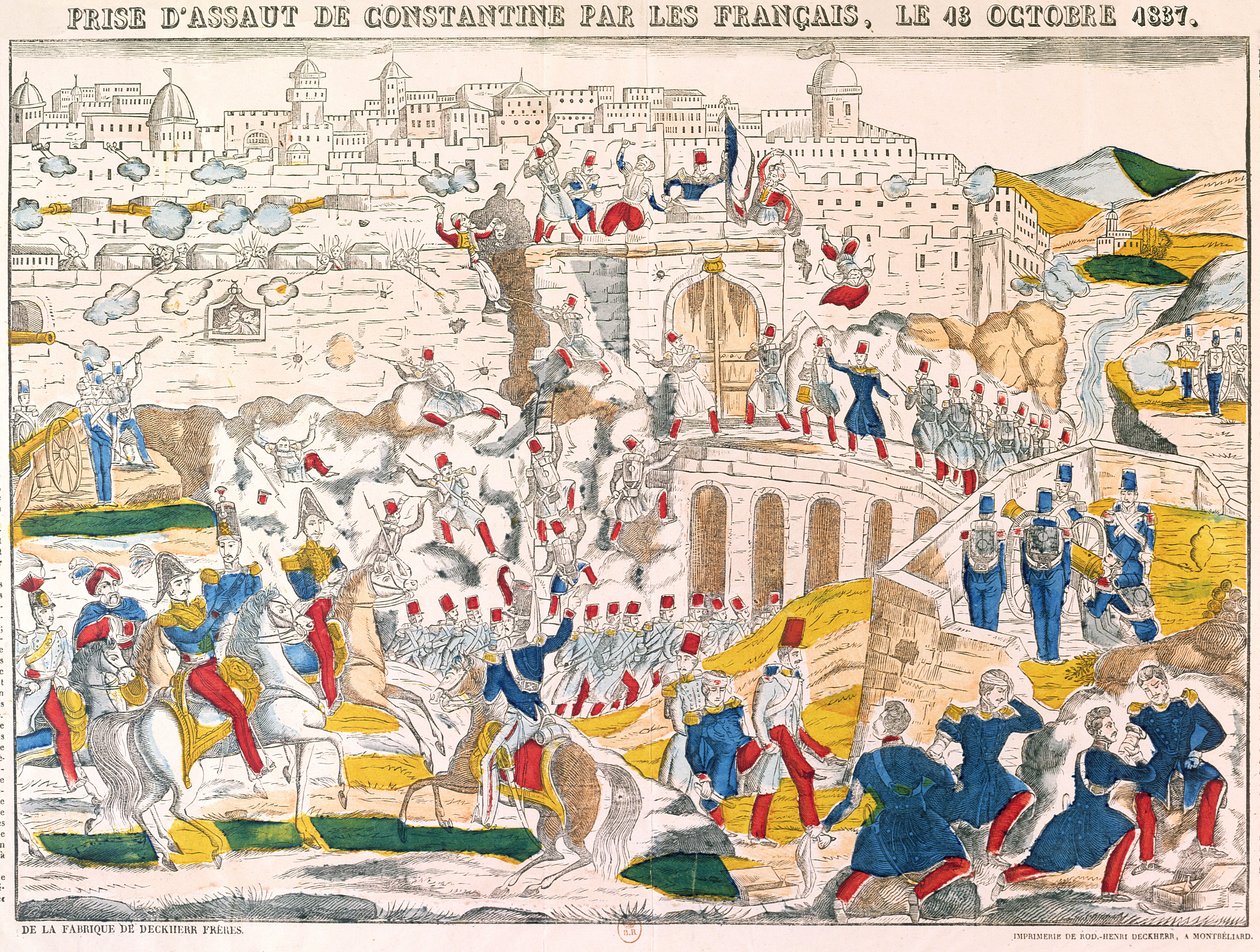 Die Eroberung von Konstantinopel durch die Franzosen am 13. Oktober 1837 von French School