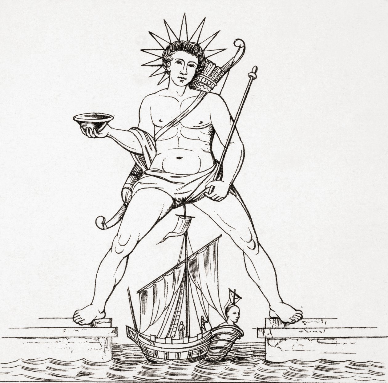 Der Koloss von Rhodos, aus L