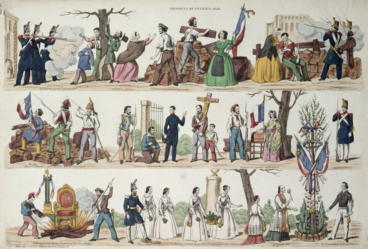 Die Ereignisse im Februar 1848 von French School