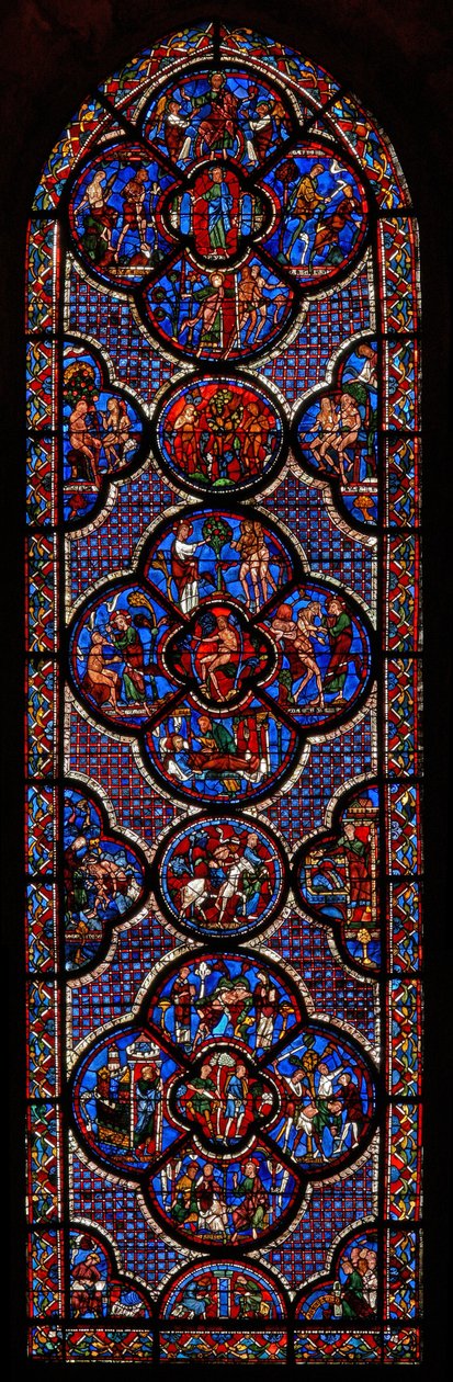 Das Fenster des barmherzigen Samariters: Geschichte und Genesis von French School