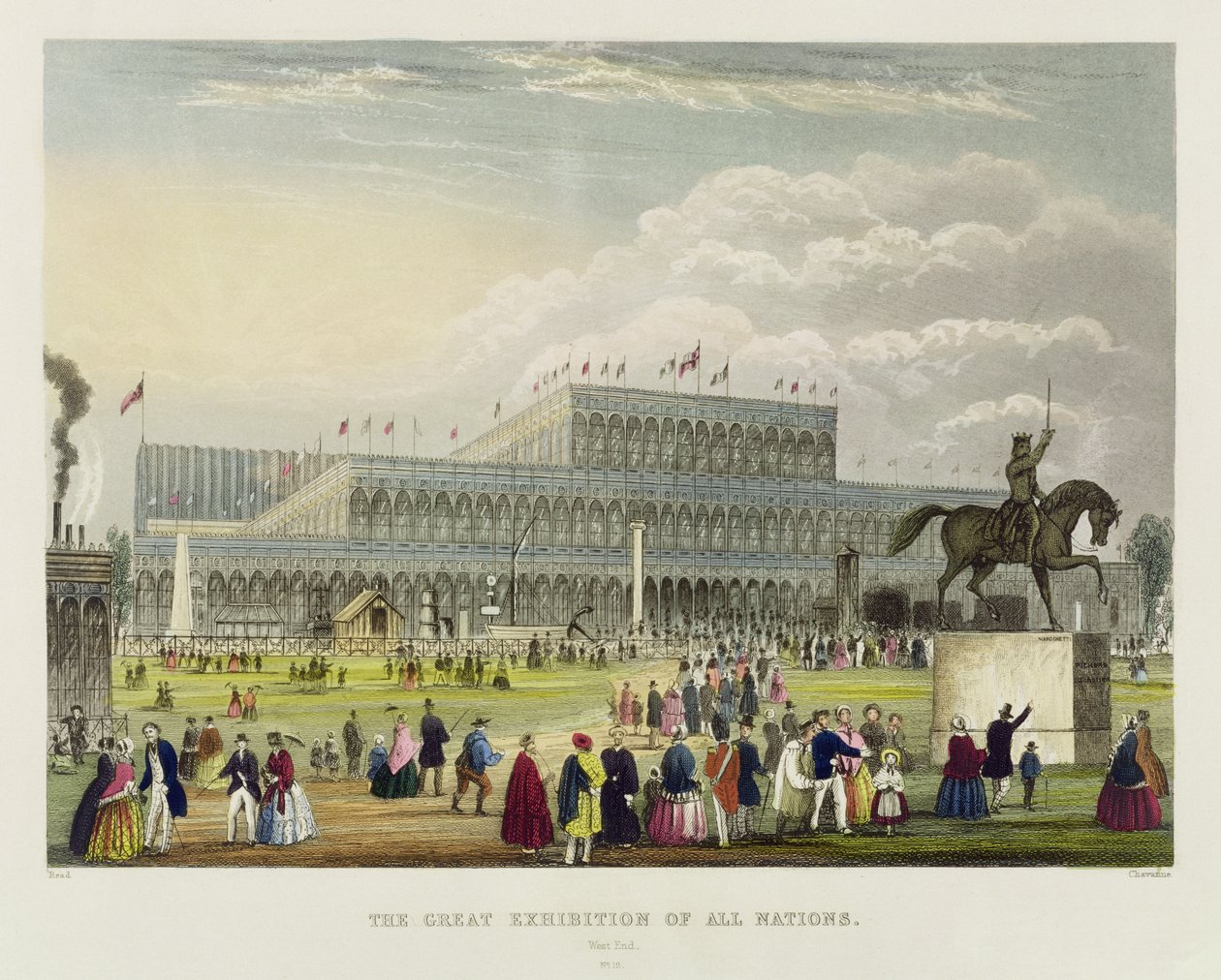 Die Große Ausstellung aller Nationen, von Chavanne, veröffentlicht von Read & Co. von French School