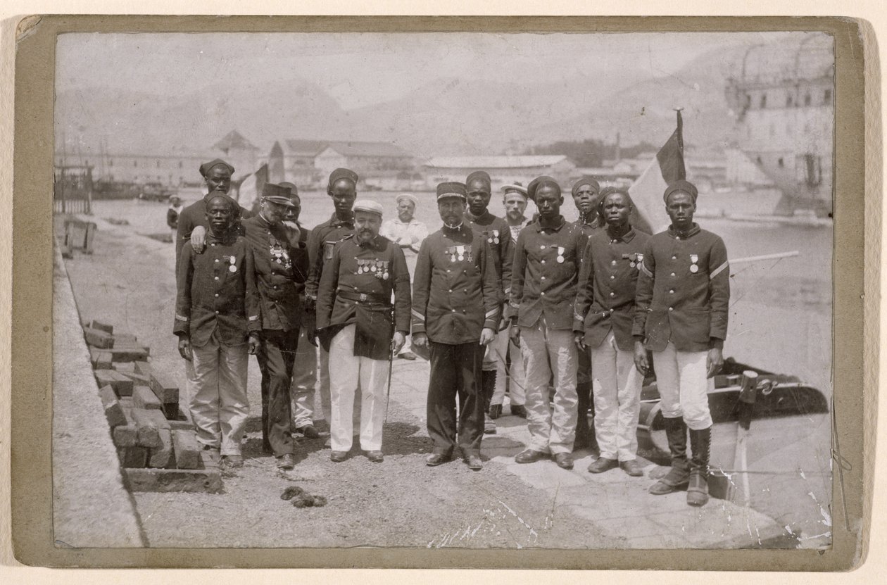 Die Mission Marchand, die Loango im Kongo verließ und Fachoda im Sudan erreichte, 1897-98 von French School