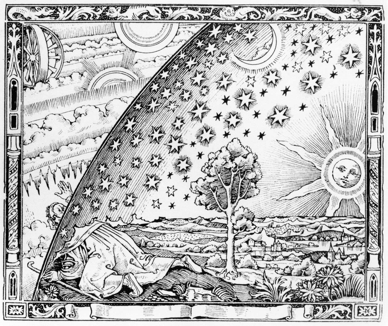 Der Wissenschaftler verlässt die Welt, im Stil von ca. 1520, aus 