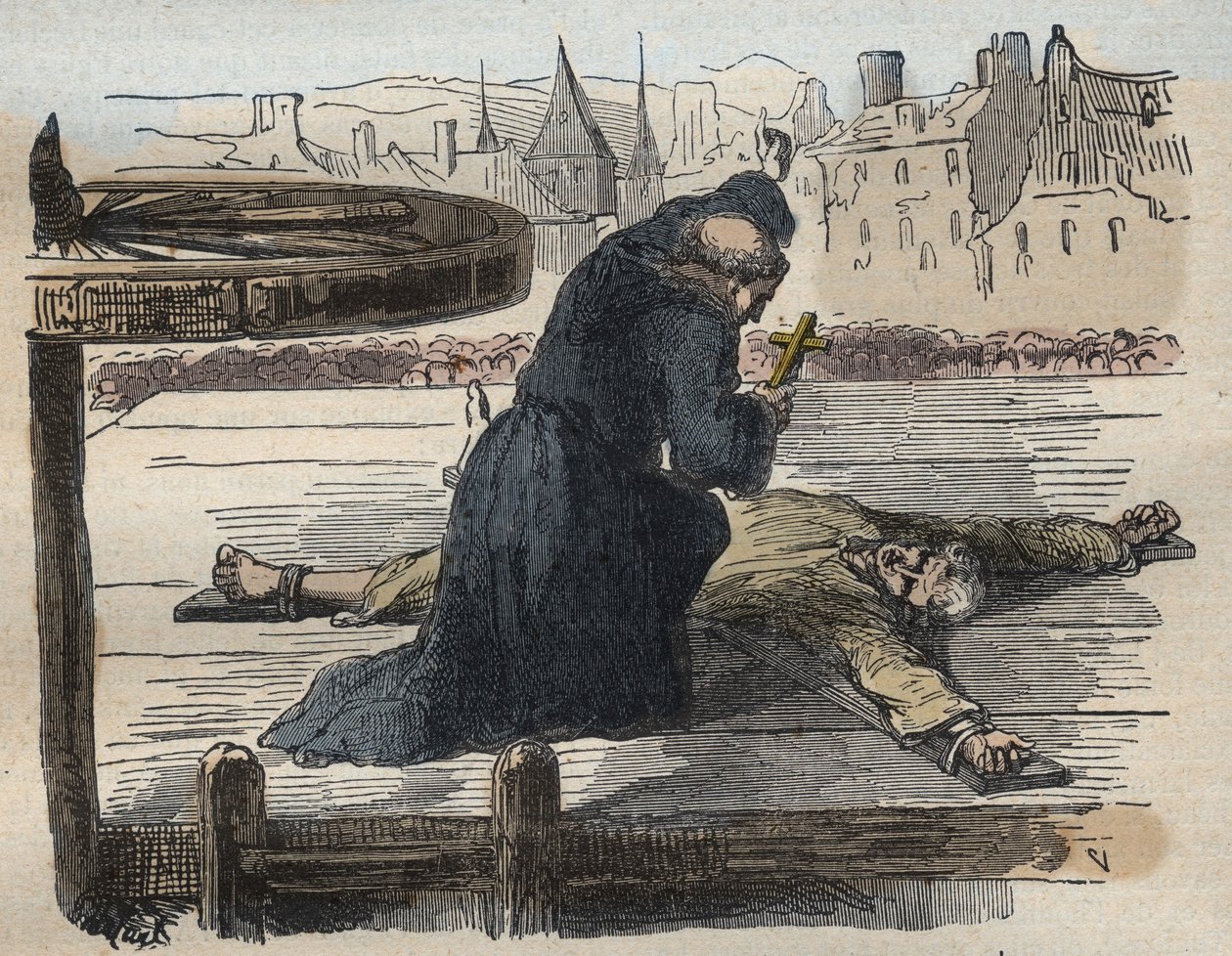 Die Folter von Jean Calas, Illustration aus Causes célèbres de tous les peuples... von French School