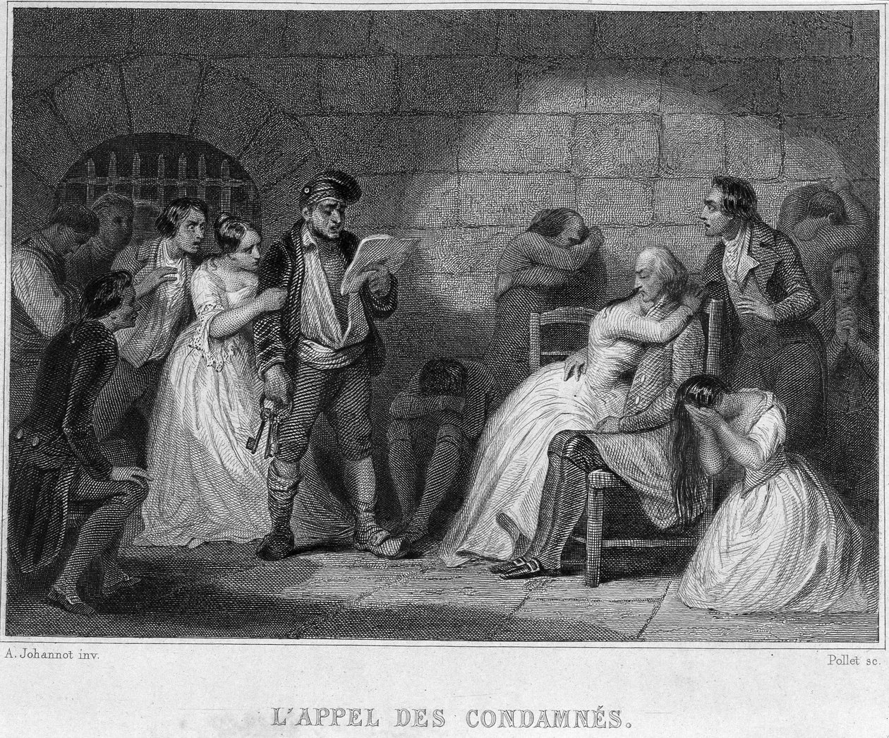 Der Appell der Verurteilten - in „Revolution francaise“ von Thiers von French School