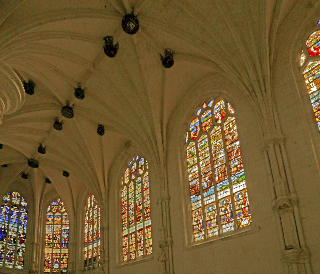 Die Südseite der Kapelle von French School