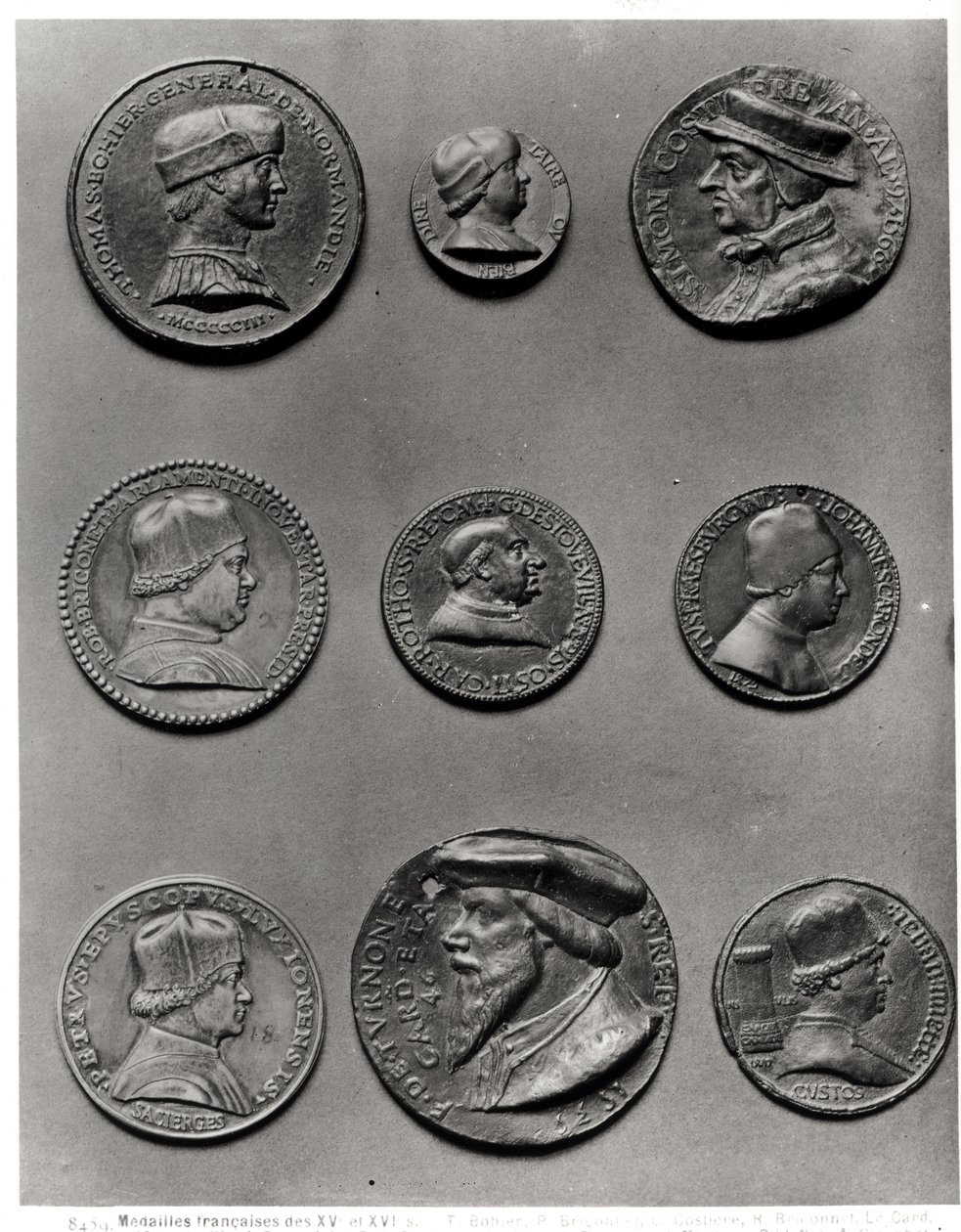 Thomas Bohier, Pierre Briconnet, Simon Costieres, Robert Briconnet, Kardinal Guillaume d
