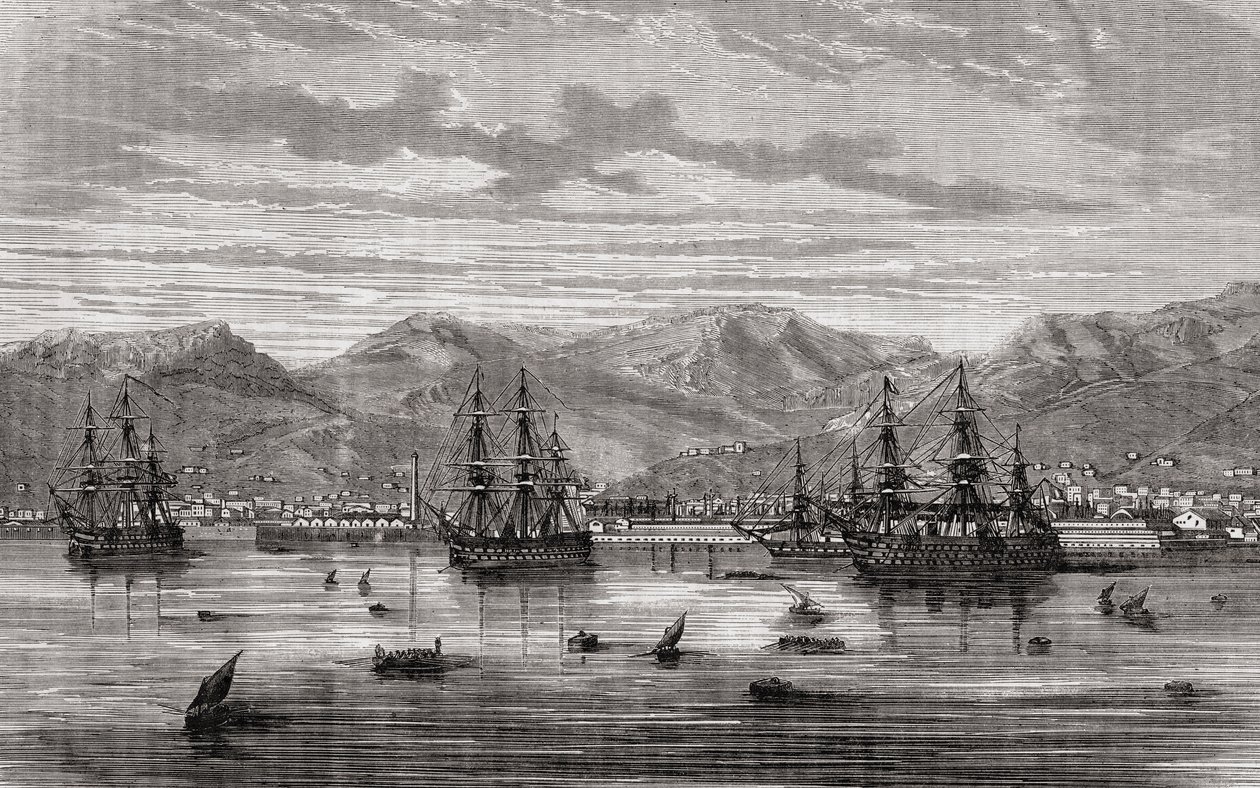 Toulon im 18. Jahrhundert, aus 