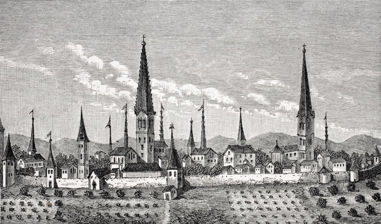Ansicht von Dortmund, nach einem Kupferstich in 