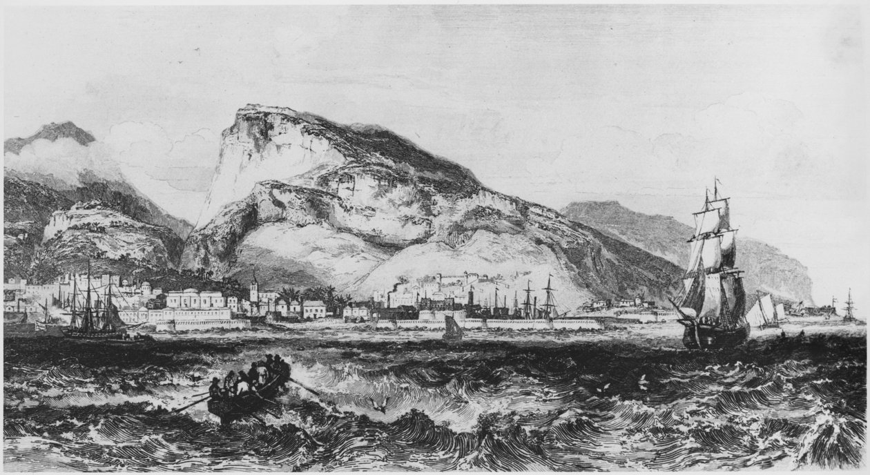Ansicht von Port Louis, Mauritius, Illustration aus Iles de l