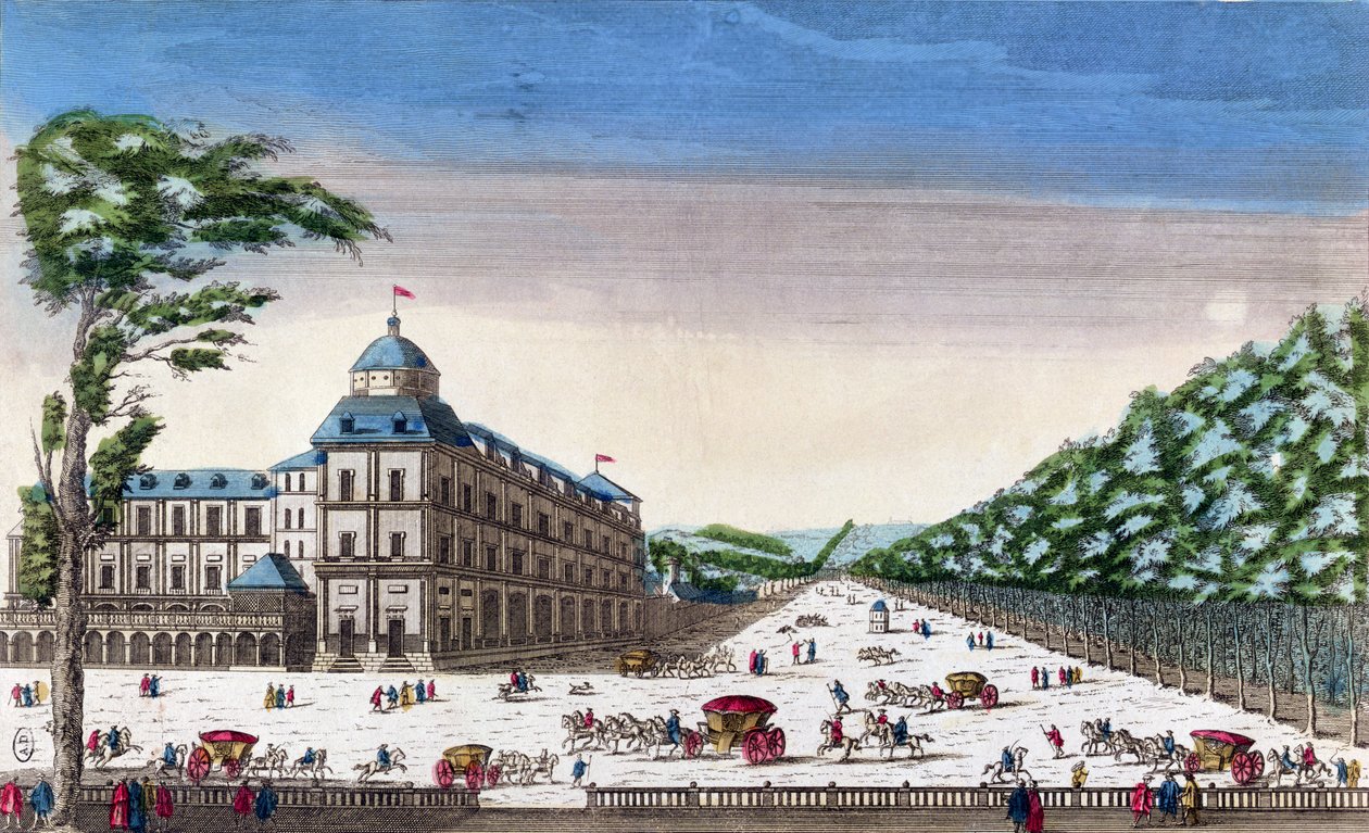 Ansicht von Schloss Esterhazy, Eisenstadt, Österreich von French School