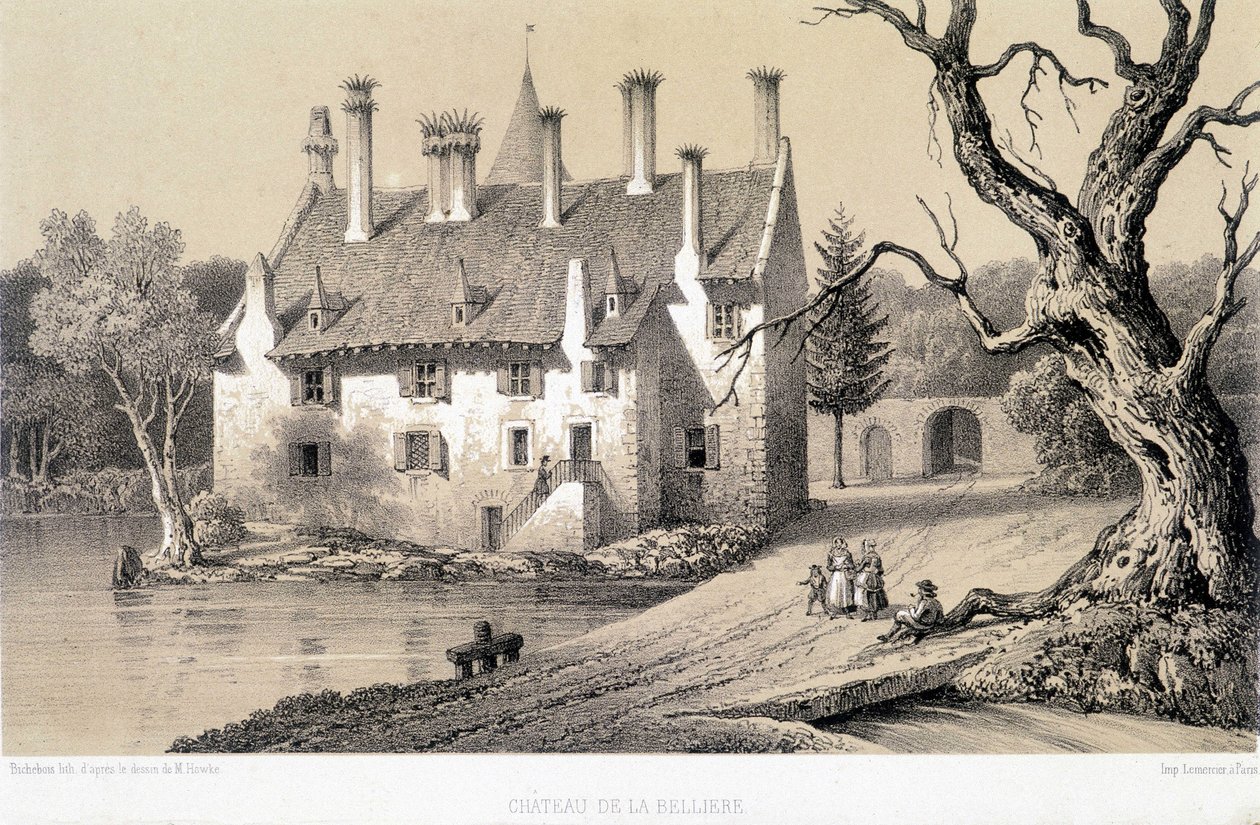 Ansicht des Château de la Bellière (Cote d