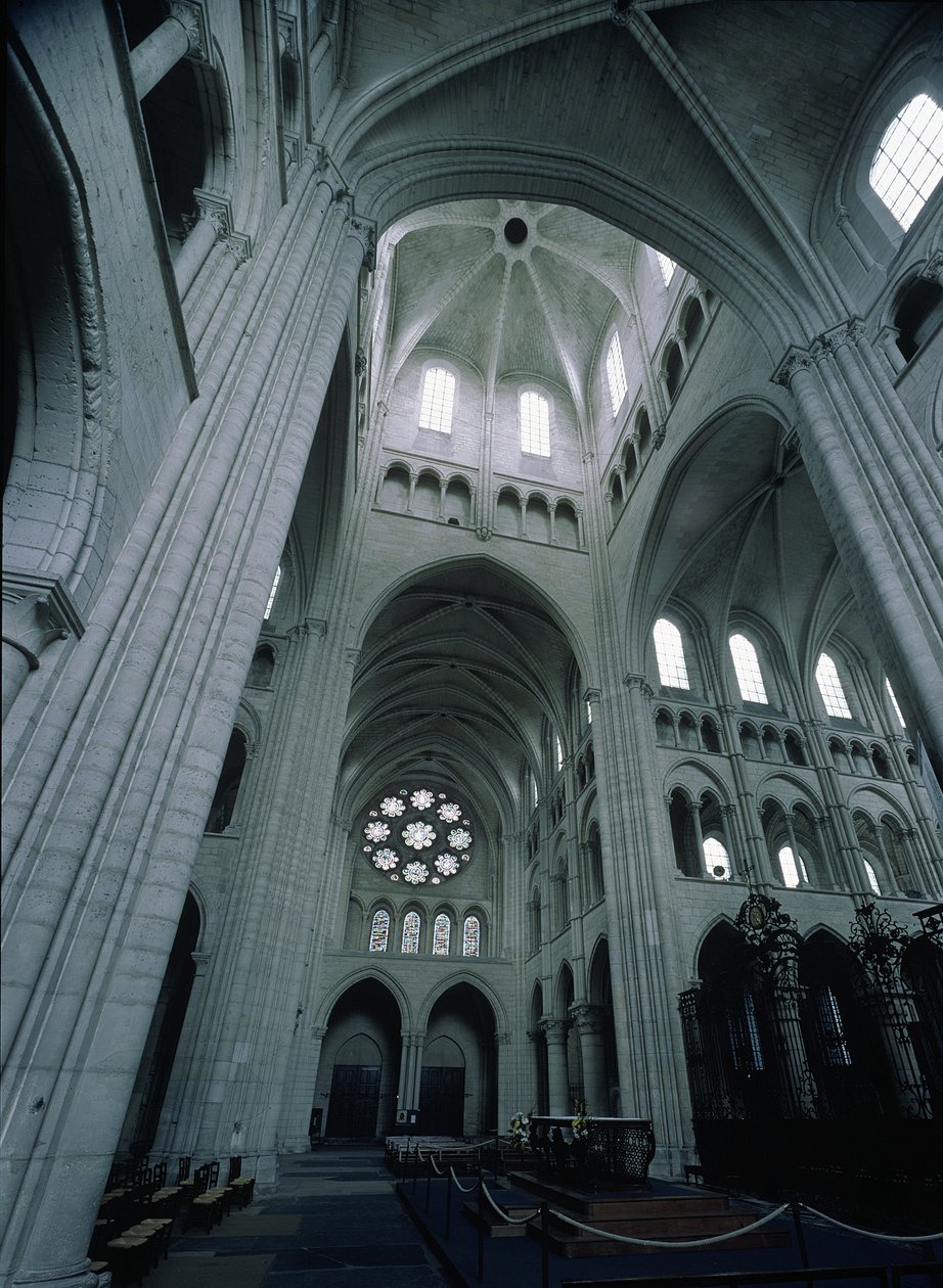 Ansicht des Kreuzturms nach Südwesten, fertiggestellt ca. 1230 von French School