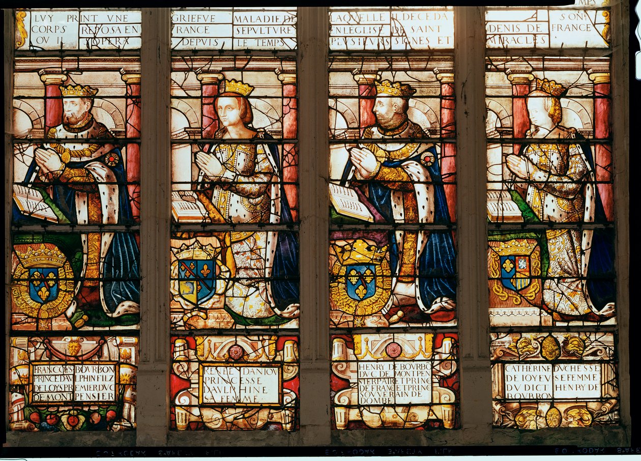 Fenster, das Francois de Bourbon (1539-92) Prinz Dauphin, Rene d