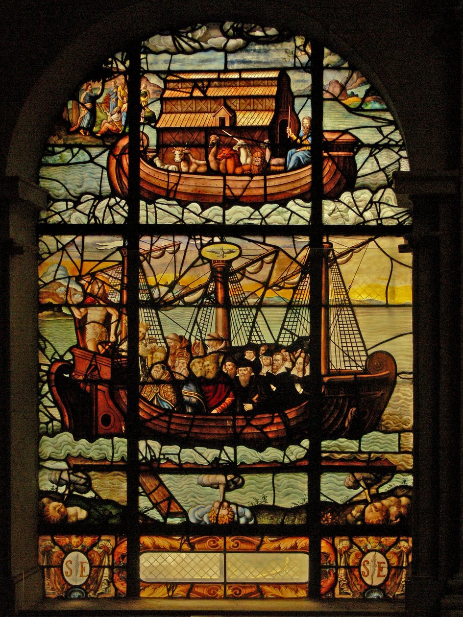 Fenster im Charnier (w.3) von French School