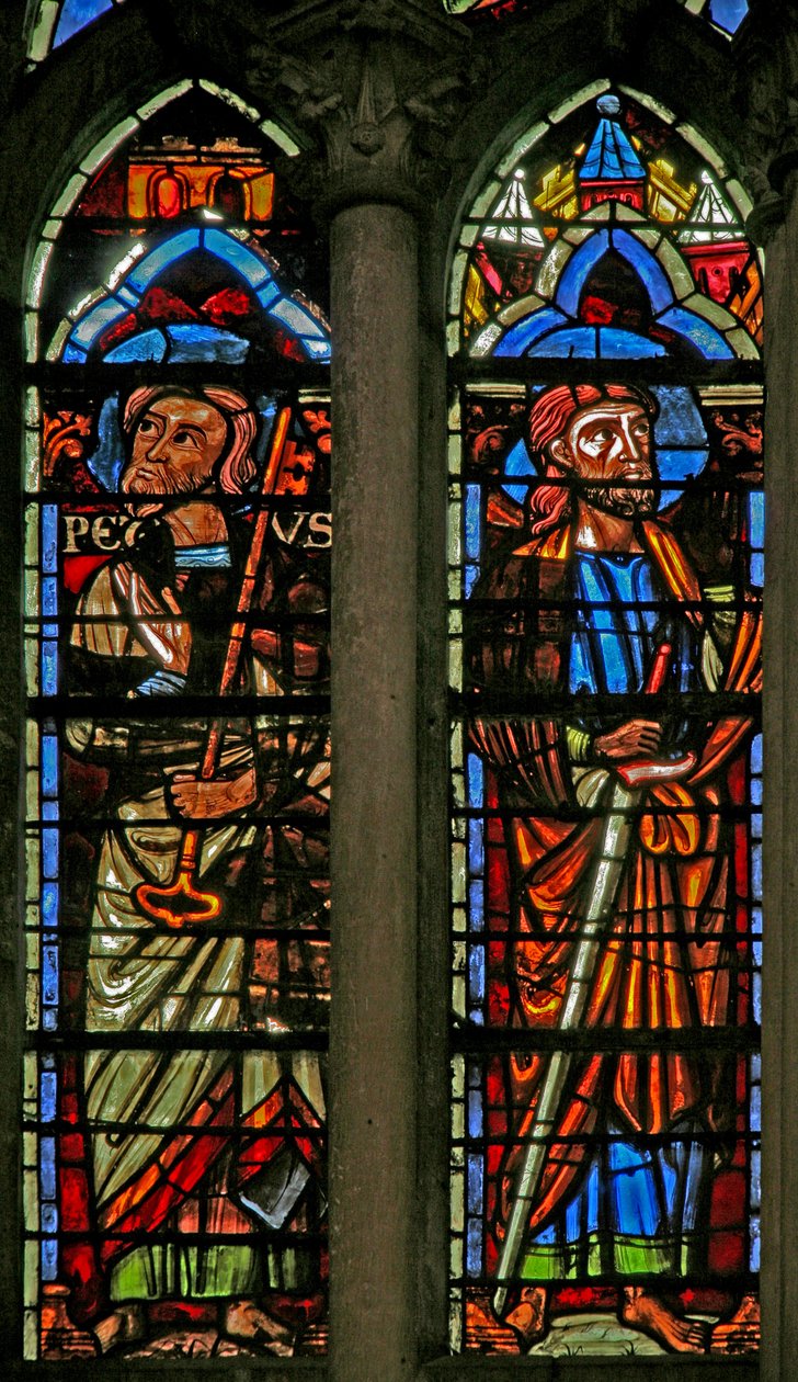 Fenster w106, St. Peter und St. Paul (19. Jh.) von French School