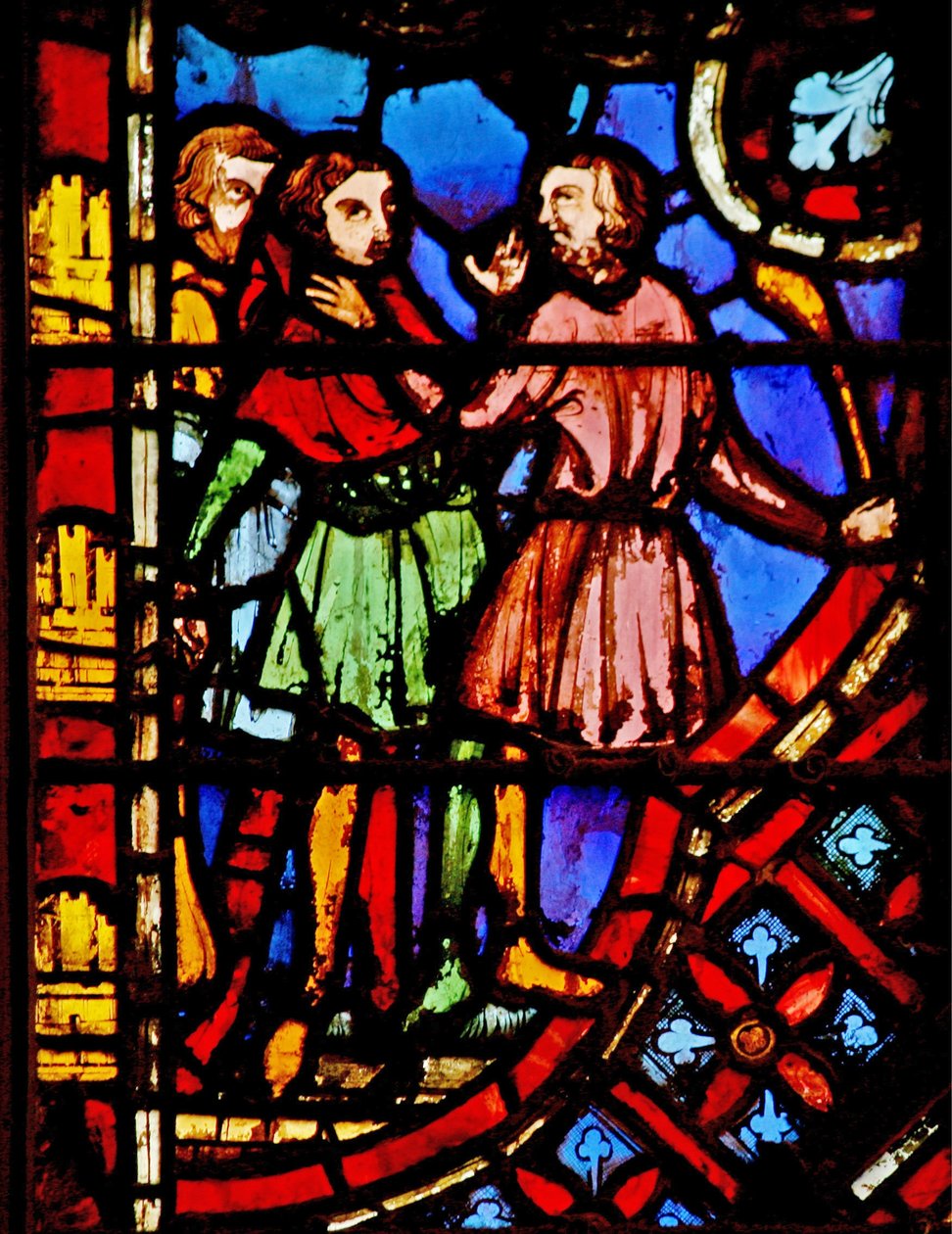Moses tötet einen Ägypter von French School