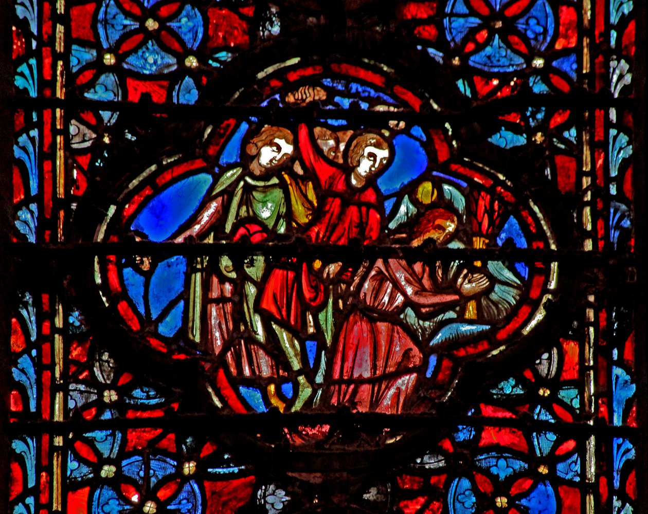 Die Bestrafung von Achan und seiner Familie. Josua VII 20-26 von French School