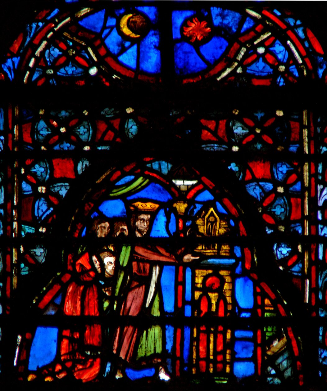 Das Tabernakel in Shiloh. Josua XVIII 1 von French School