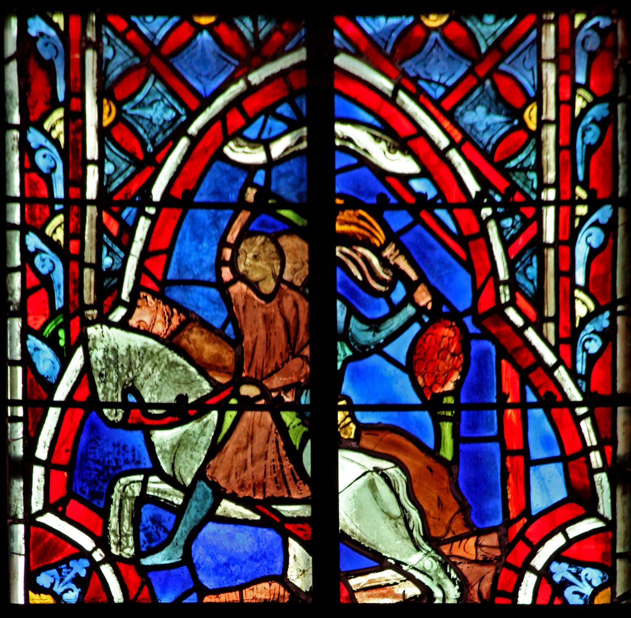 Die Bestrafung der Beamten von Sukkot. Richter VIII 1-17 von French School