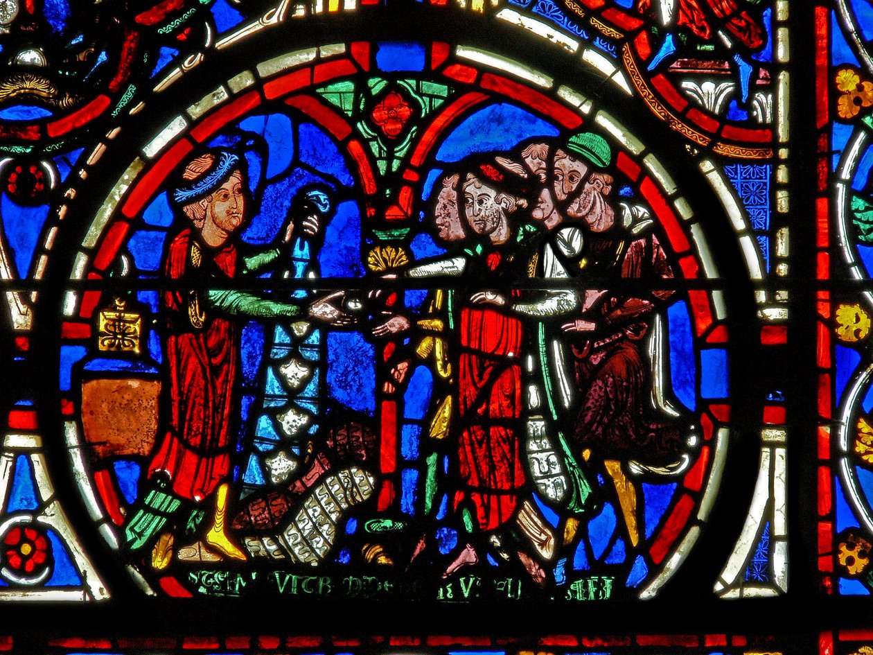 Fenster w6 mit Stiftern - Kürschner von French School