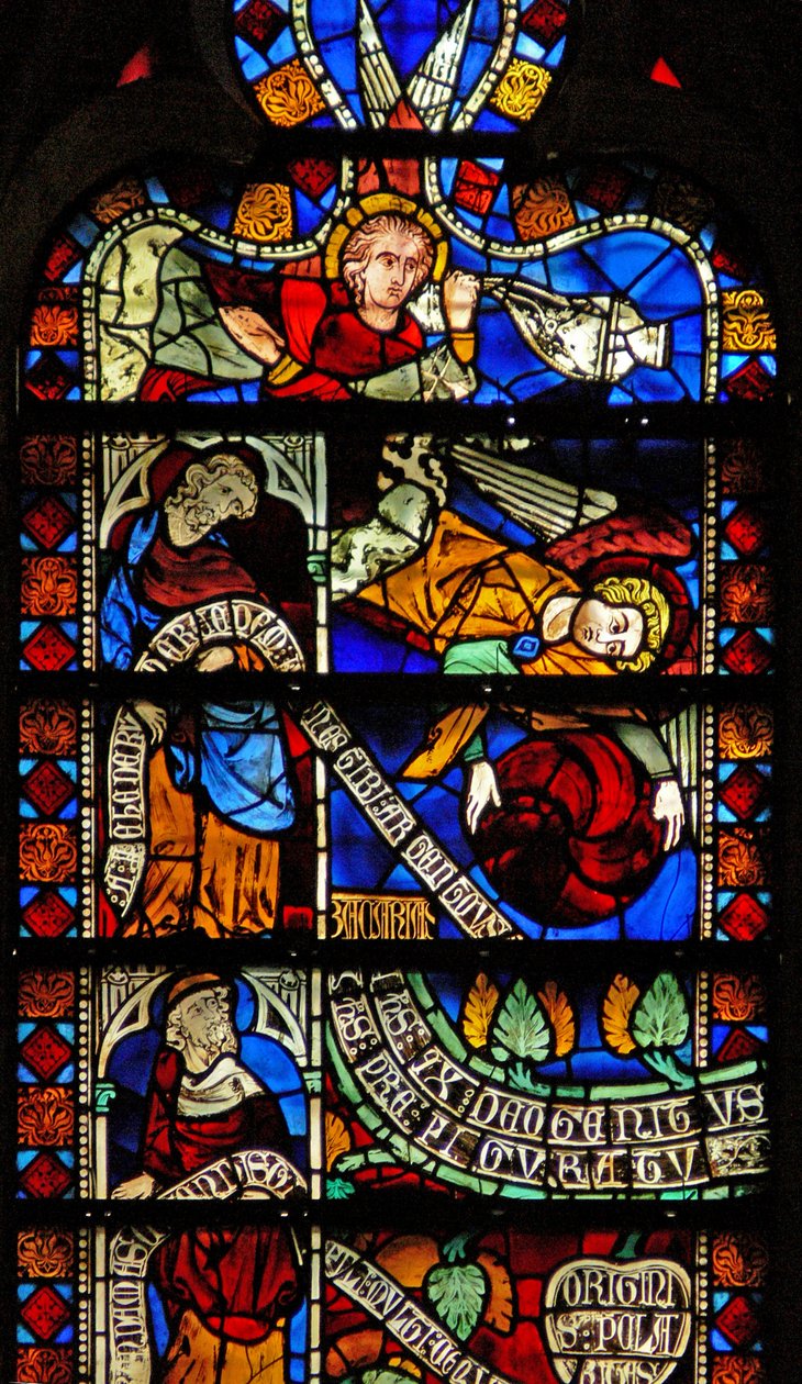 Fenster w8, Baum des Lebens von French School