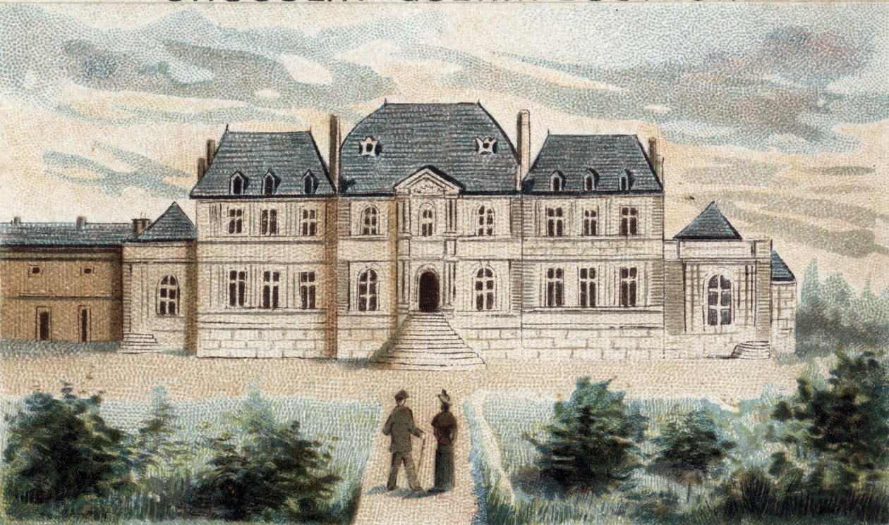 Ansicht des Schlosses de la Muette (Passy). von French School