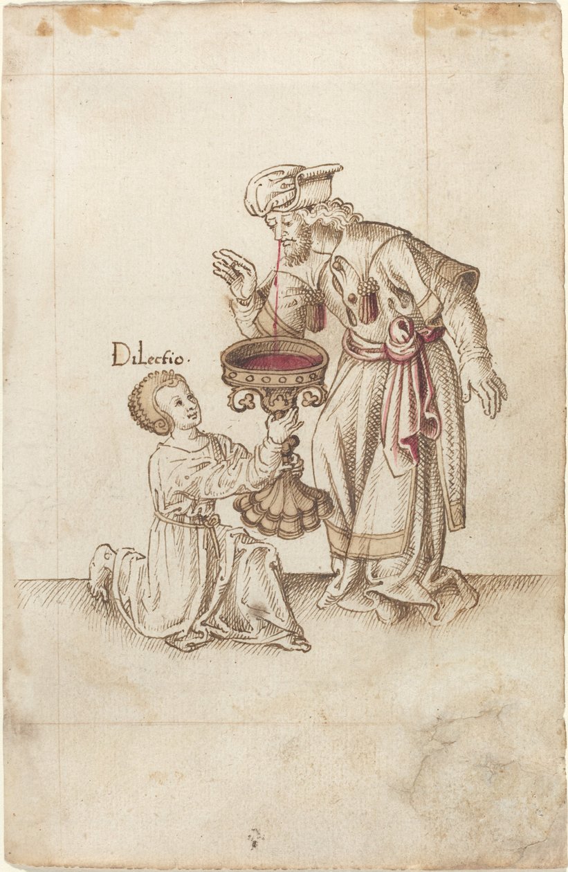 "Mache kein Wasser auf Ausschnitten von Nägeln oder Haaren" [fol. 30 recto] von French early 16th Century