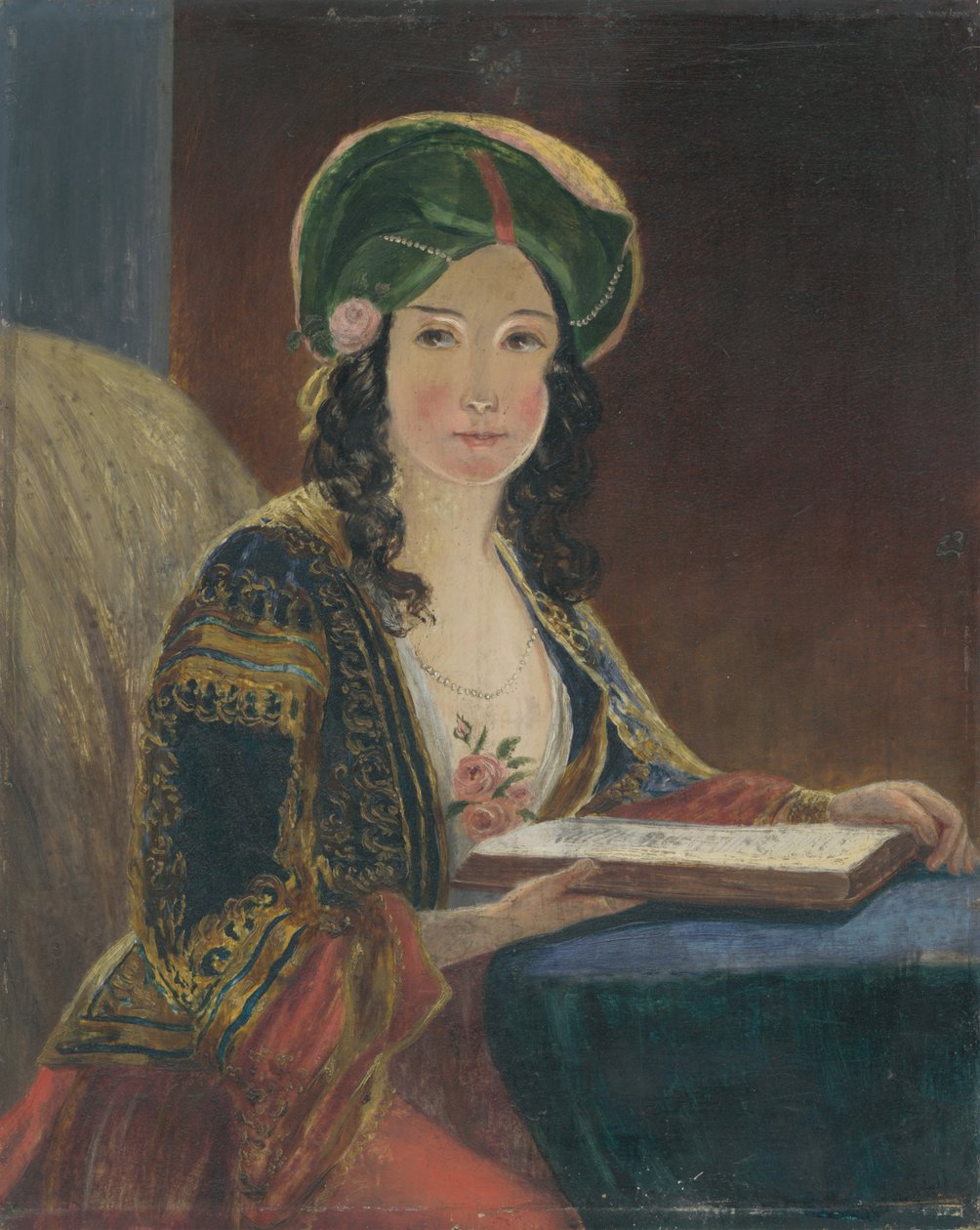 Junge Frau in orientalischer Tracht (Die Morgenländerin - Kopie) von Friedrich von Amerling