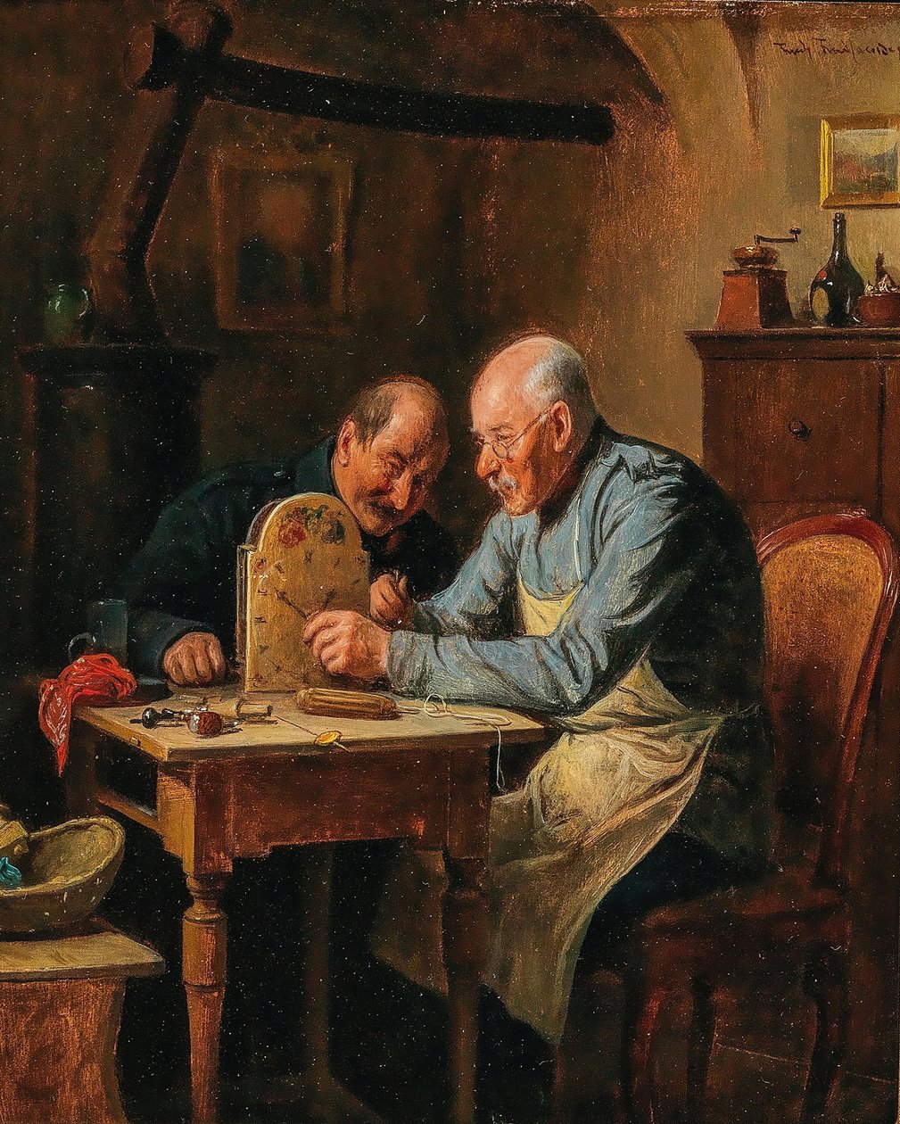 Ein schweres Problem (der Uhrmacher) von Friedrich Friedlander