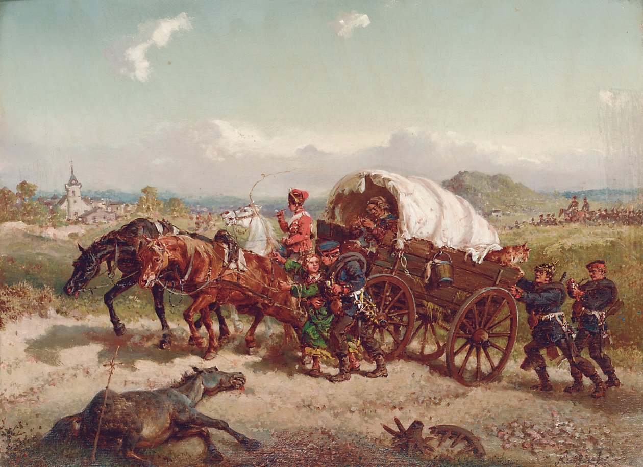Rückkehr aus der Schlacht von Friedrich Kaiser