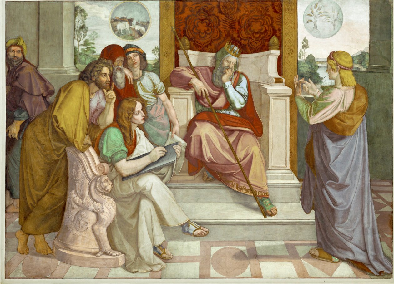 Joseph von Ägypten und Potiphar, ägyptischer Beamter von Friedrich Overbeck