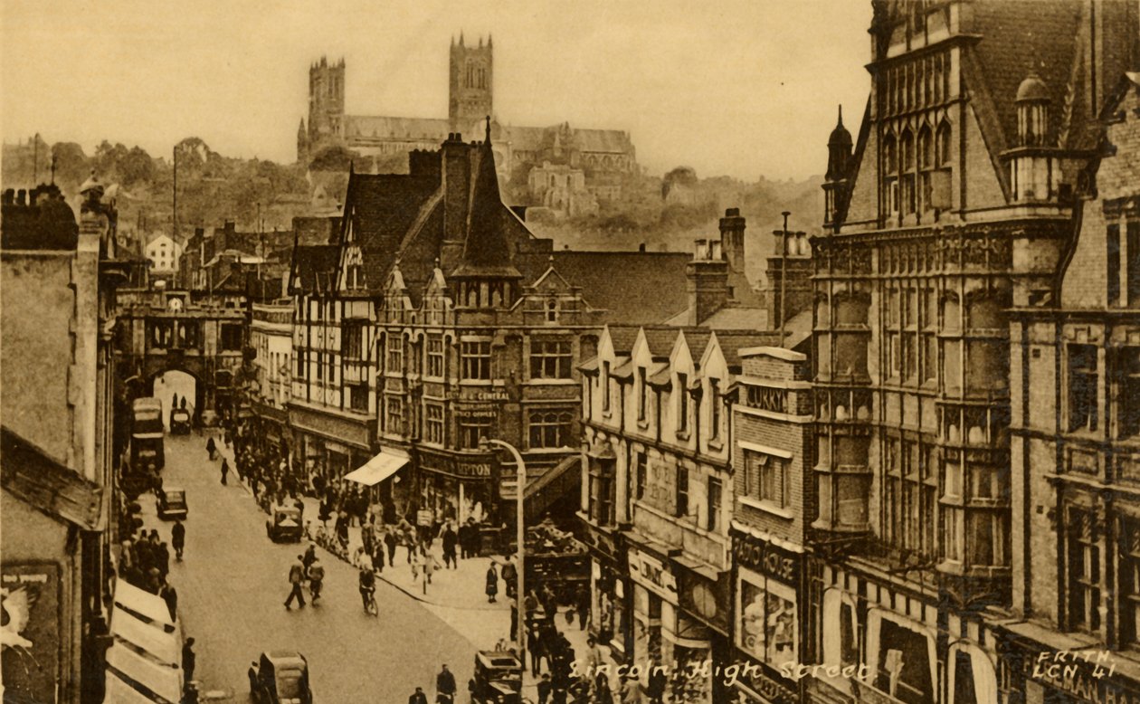 Lincoln High Street von Frith and Co