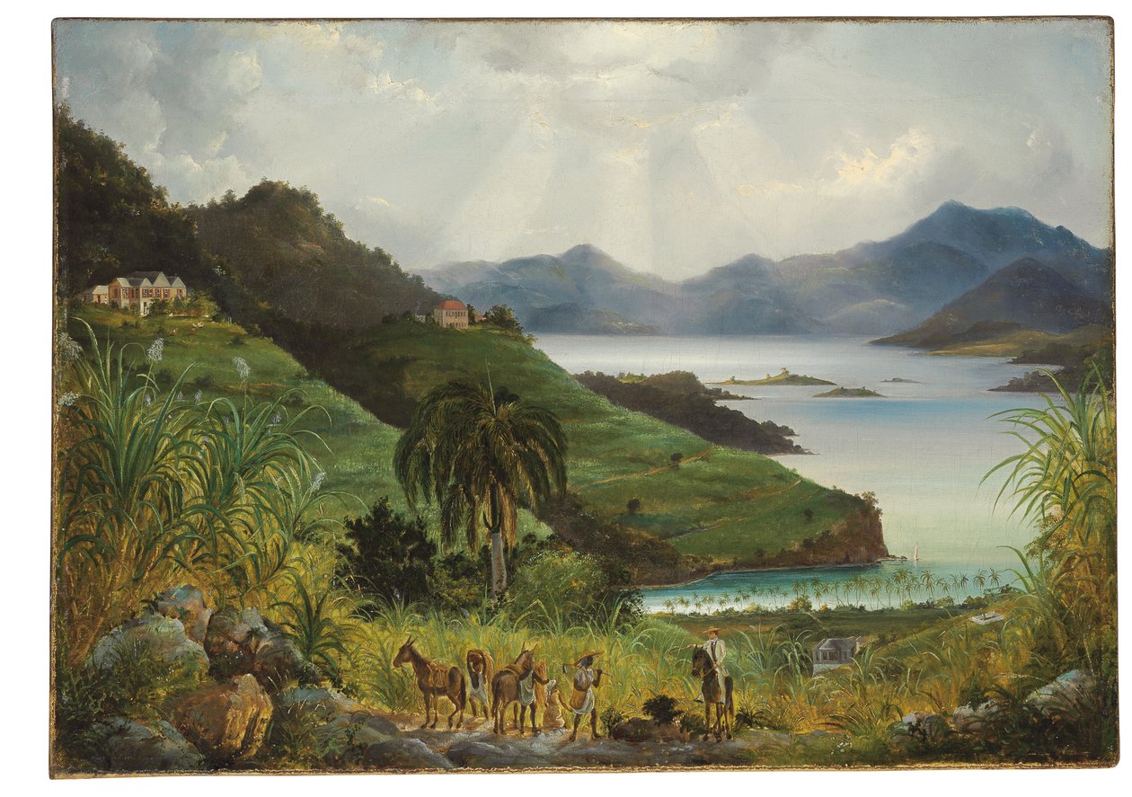 Cruz Bay; Cinnamon Bay, Dänische Westindien (U.S. Virgin Islands) von Fritz Siegfried Georg Melbye