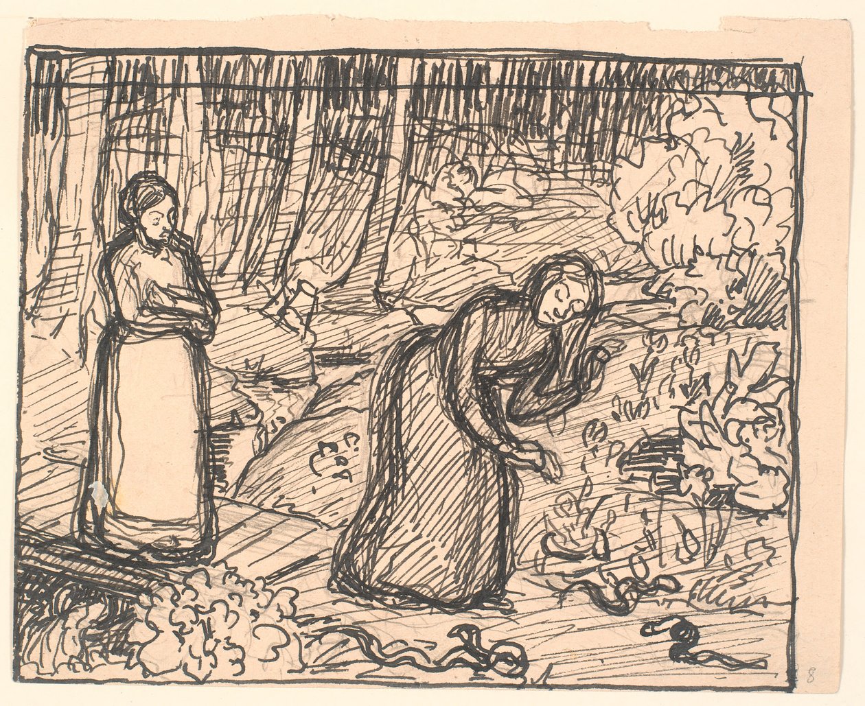 Und so gingen sie in das große Gewächshaus des Todes... von Fritz Syberg