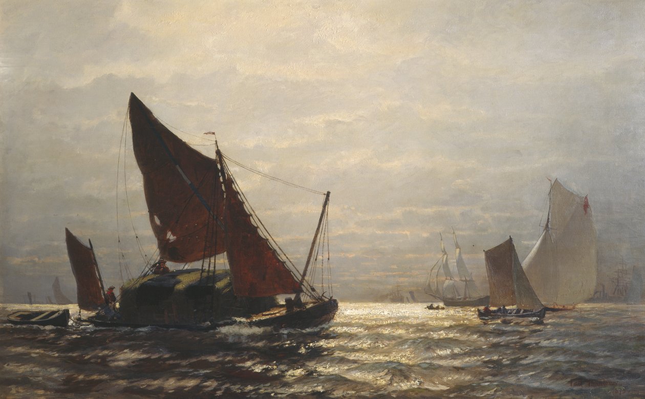 Kein Titel auf dem Podium von Fritz Thaulow