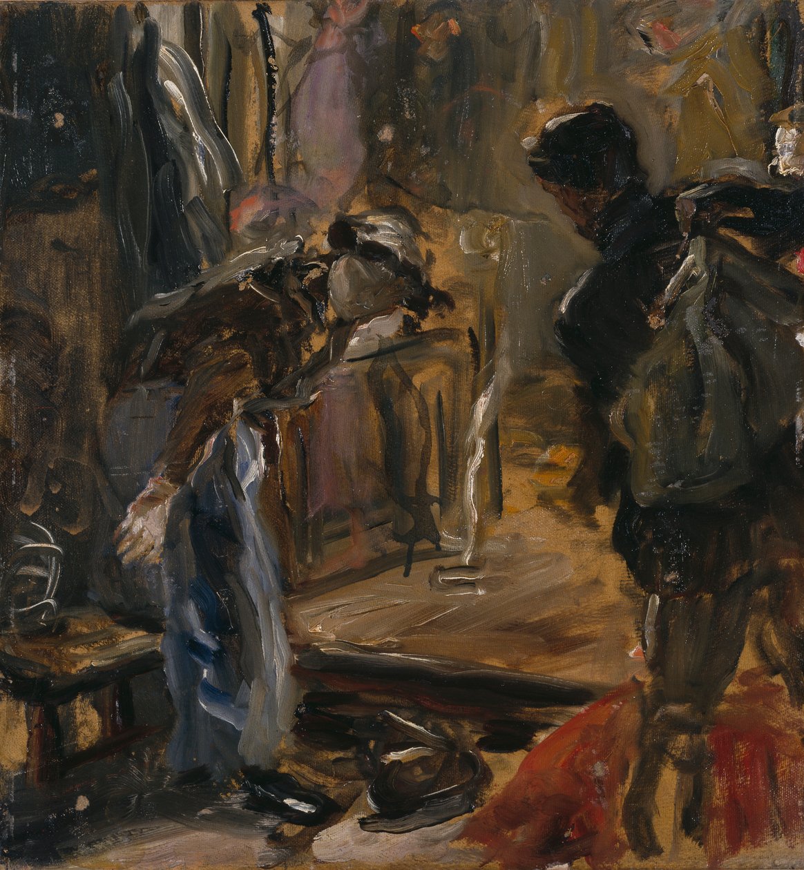 Studie aus dem Atelier von Fritz von Uhde