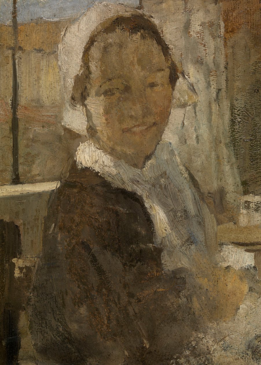 Junges Mädchen von Fritz von Uhde