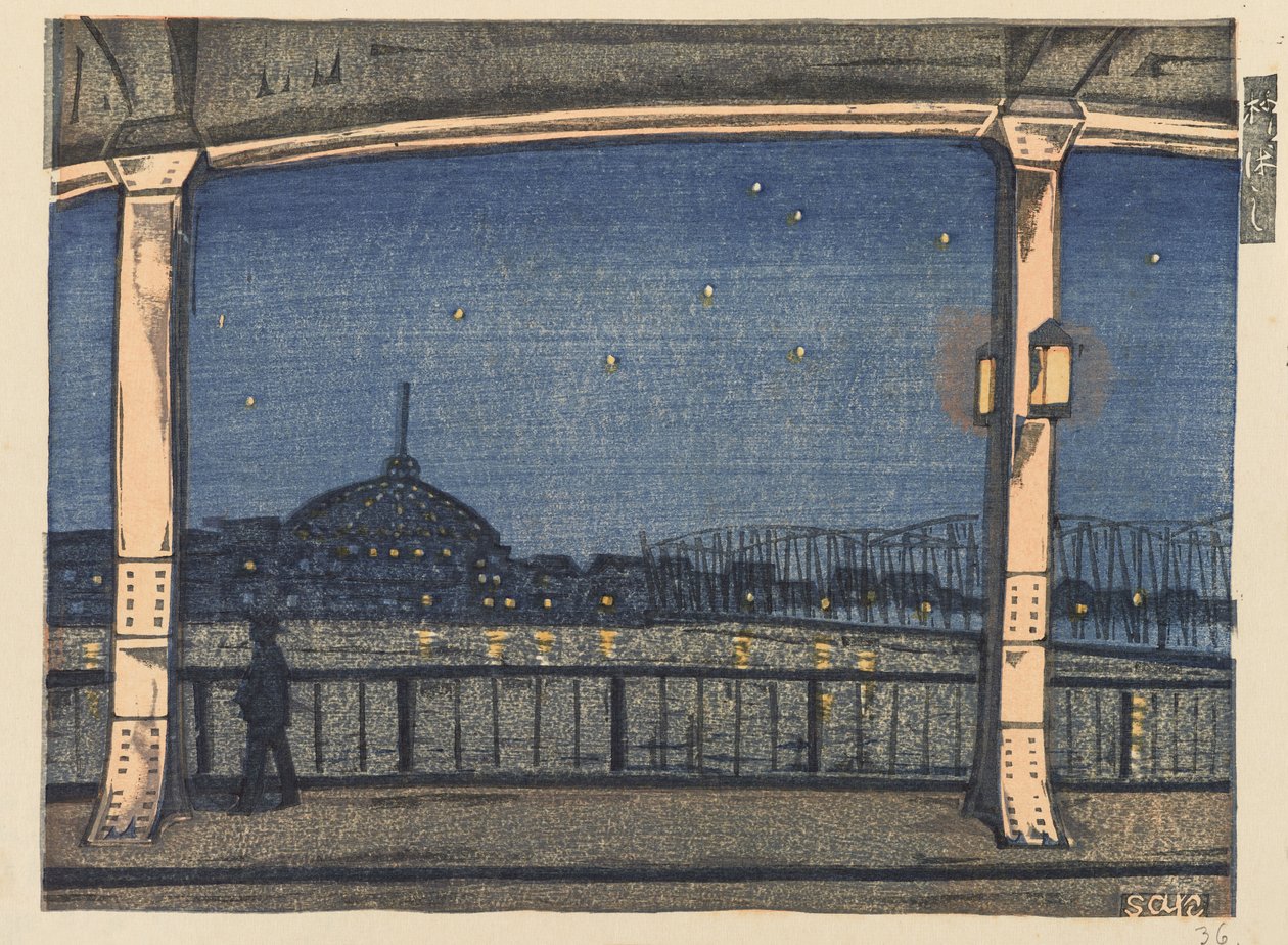 Yanagibashi-Brücke von Fukazawa Sakuichi
