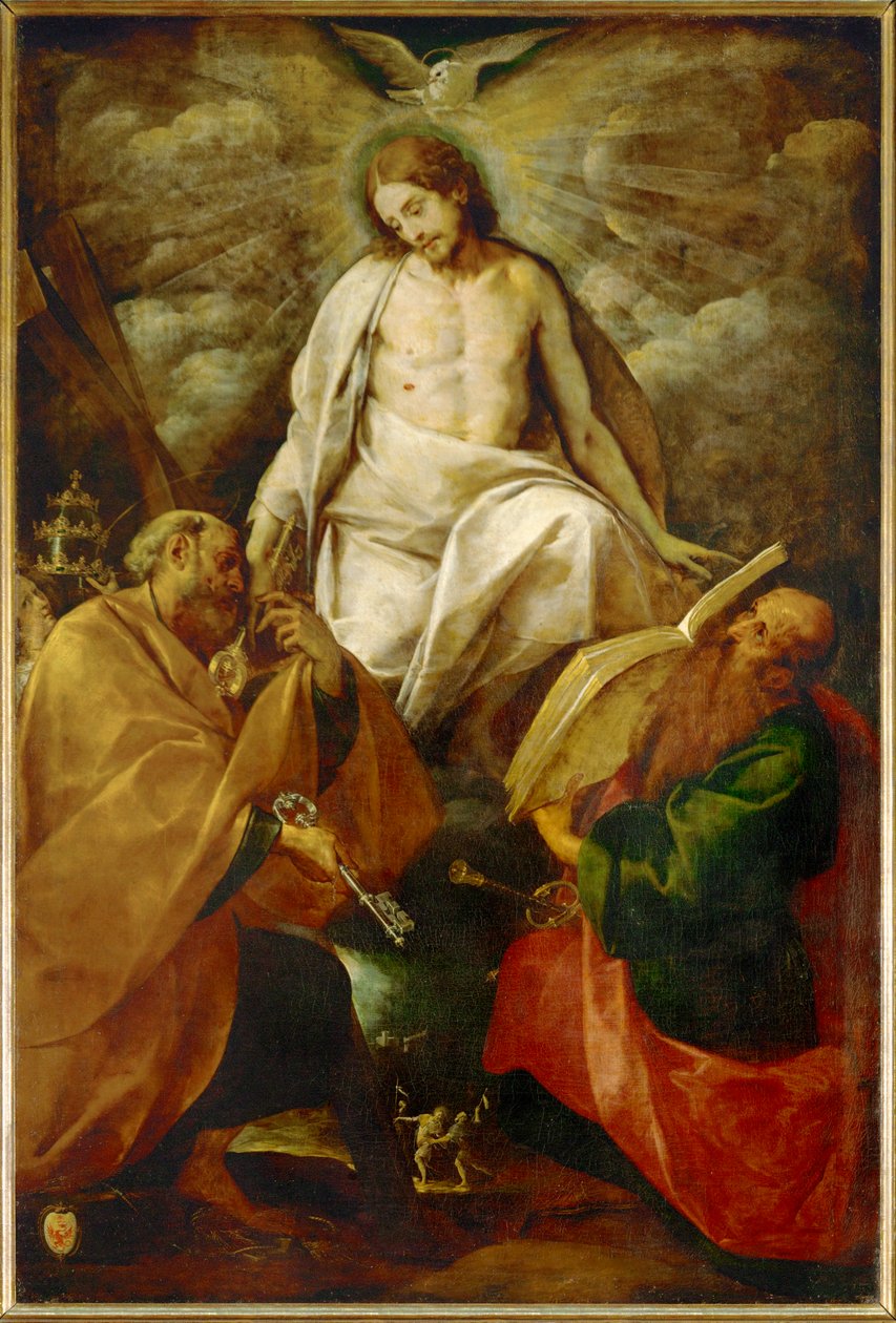 Christus erscheint den Heiligen Petrus und Paulus von G.B. & Morazzone P.(1571-1626) Crespi