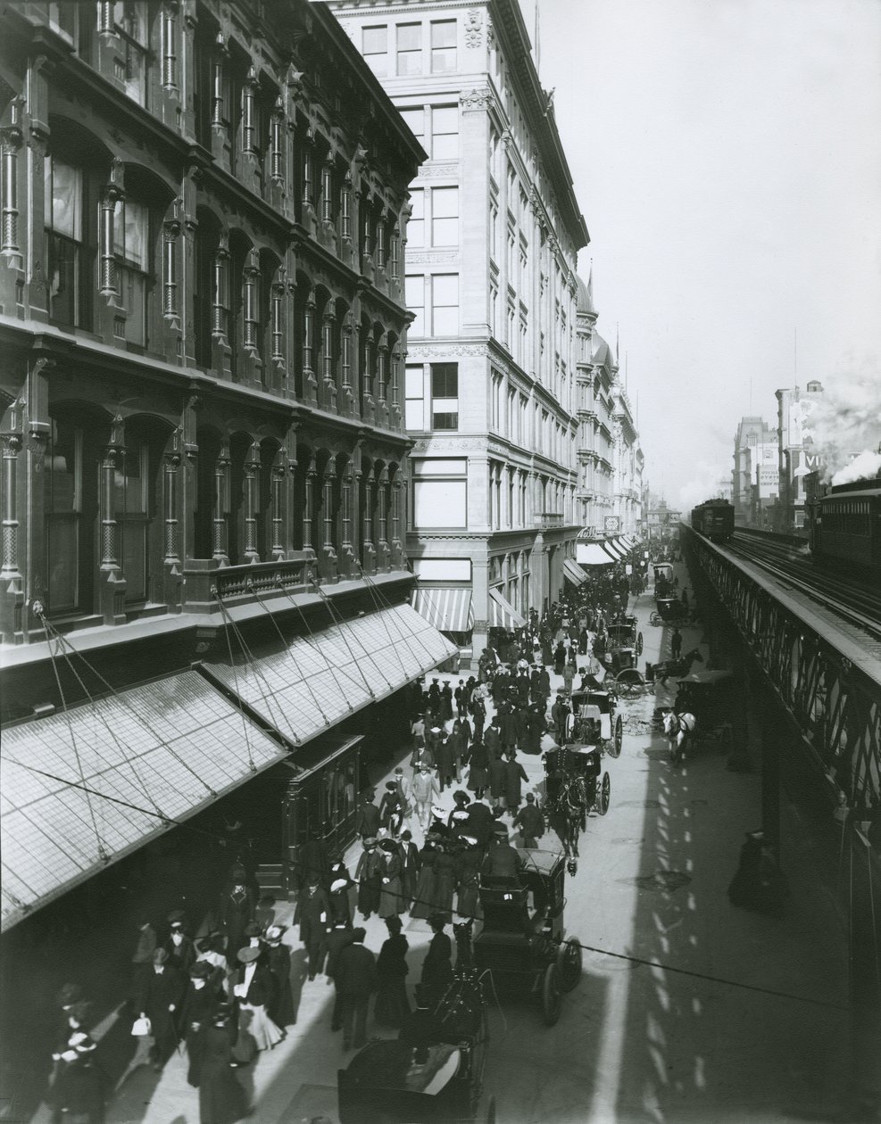 Sixth Avenue zwischen 23. und 18. Straße, New York City von G.P. Hall und Sohn