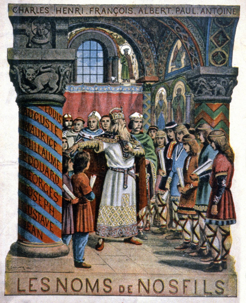 Karl der Große und die Schule von G. Dascher