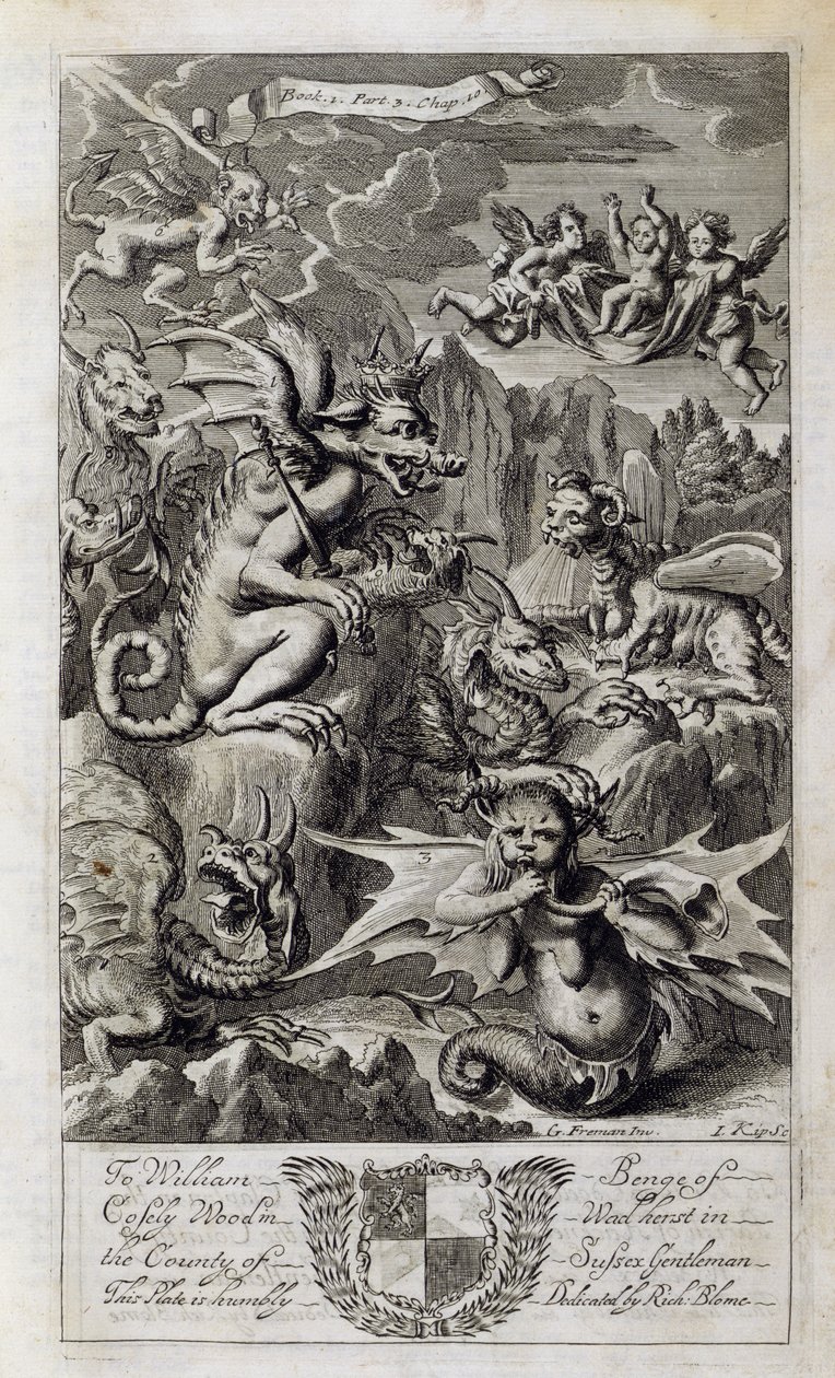 Szene der Hölle, Illustration aus Buch 1 Teil 3 Kapitel 10 von 