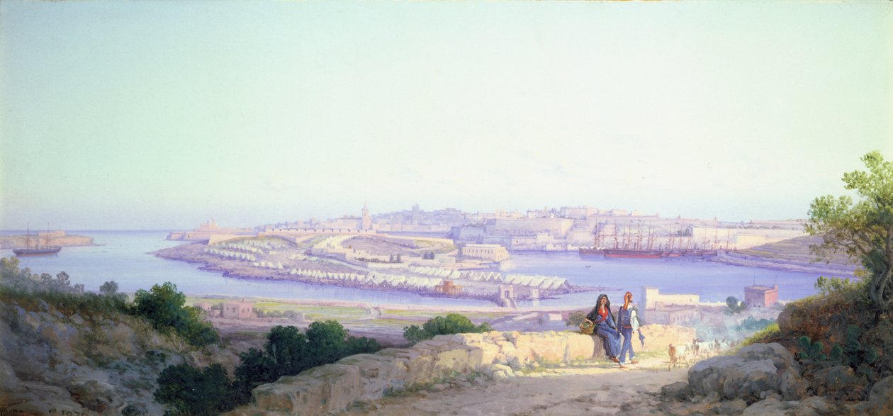 Das Infanterielager in Lazaretto, Malta von G. Gianni