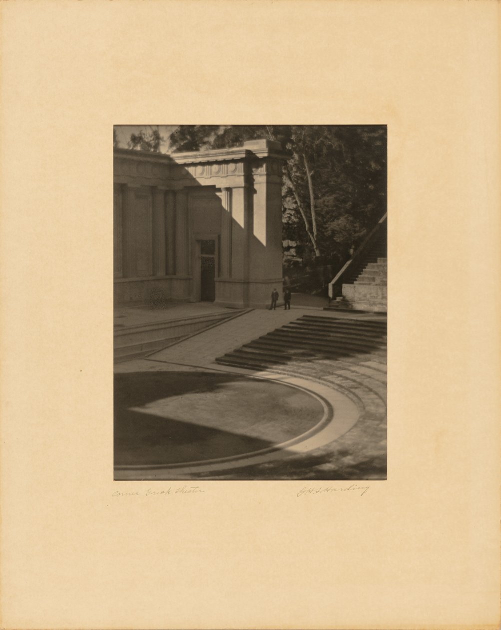 Ecke des griechischen Theaters von G. H. S. Harding
