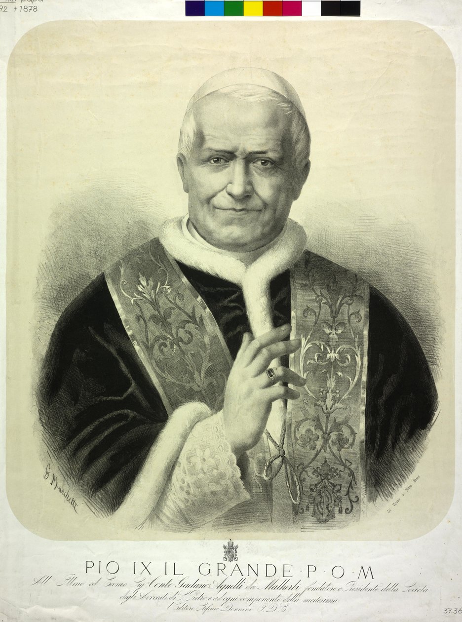 Papst Pius IX von G. Marchetti