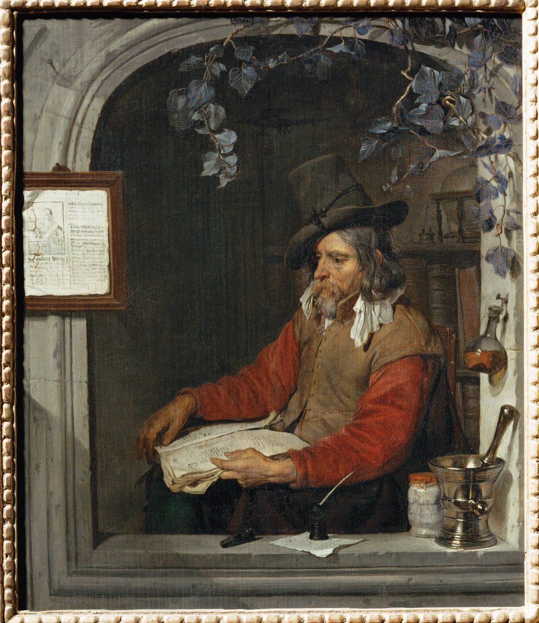 Der Apotheker, auch der Chemiker genannt von Gabriel (attr. to) Metsu