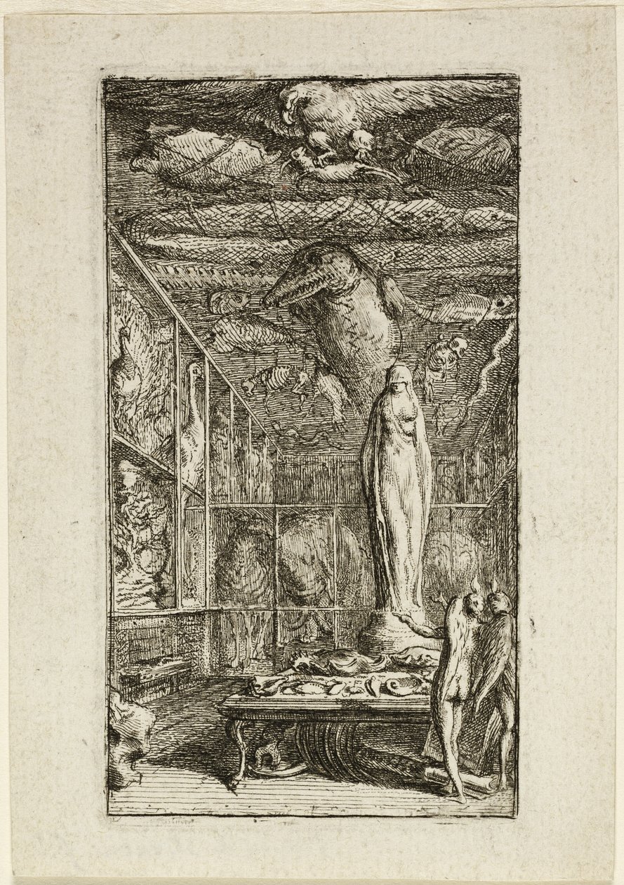 Frontispiz für Almanach Historico-Physique von Gabriel Jacques de Saint Aubin