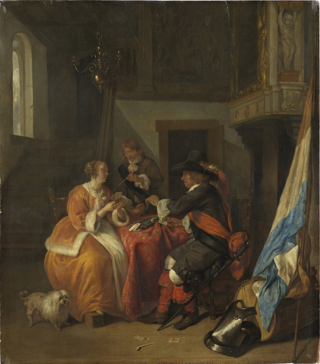 Ein Kartenspiel von Gabriel Metsu