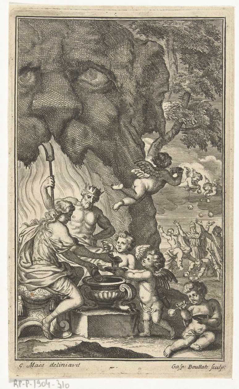 Allegorie auf die Vergänglichkeit des Lebens von Gaspar Bouttats